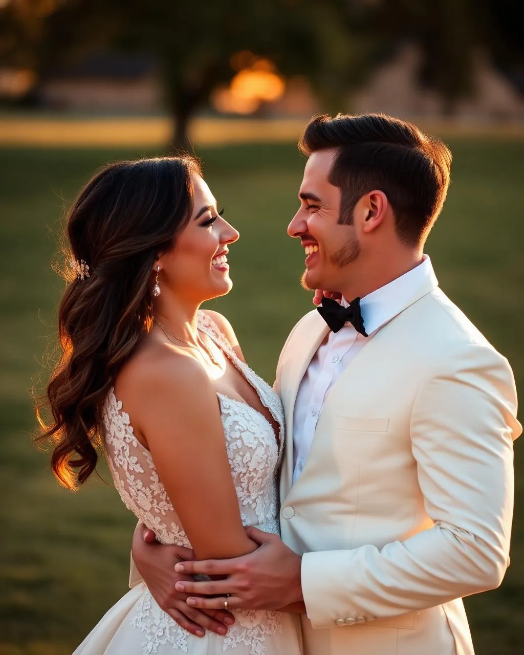 Casal sorrindo